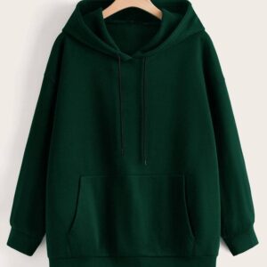 green hoodie